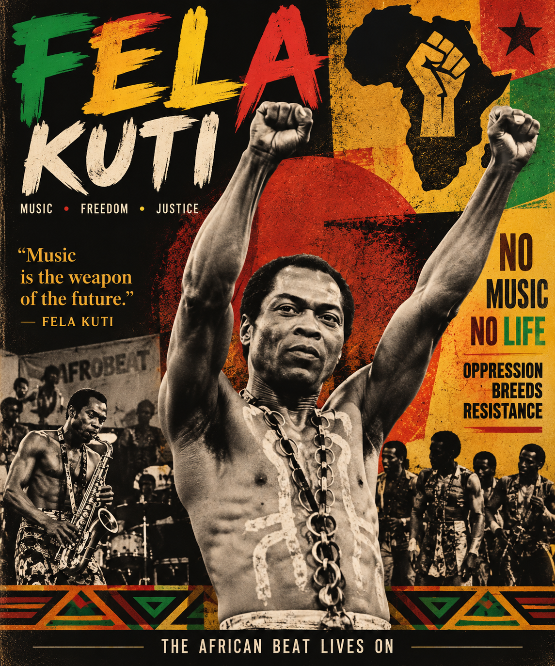 Tribute image of Fela Kuti