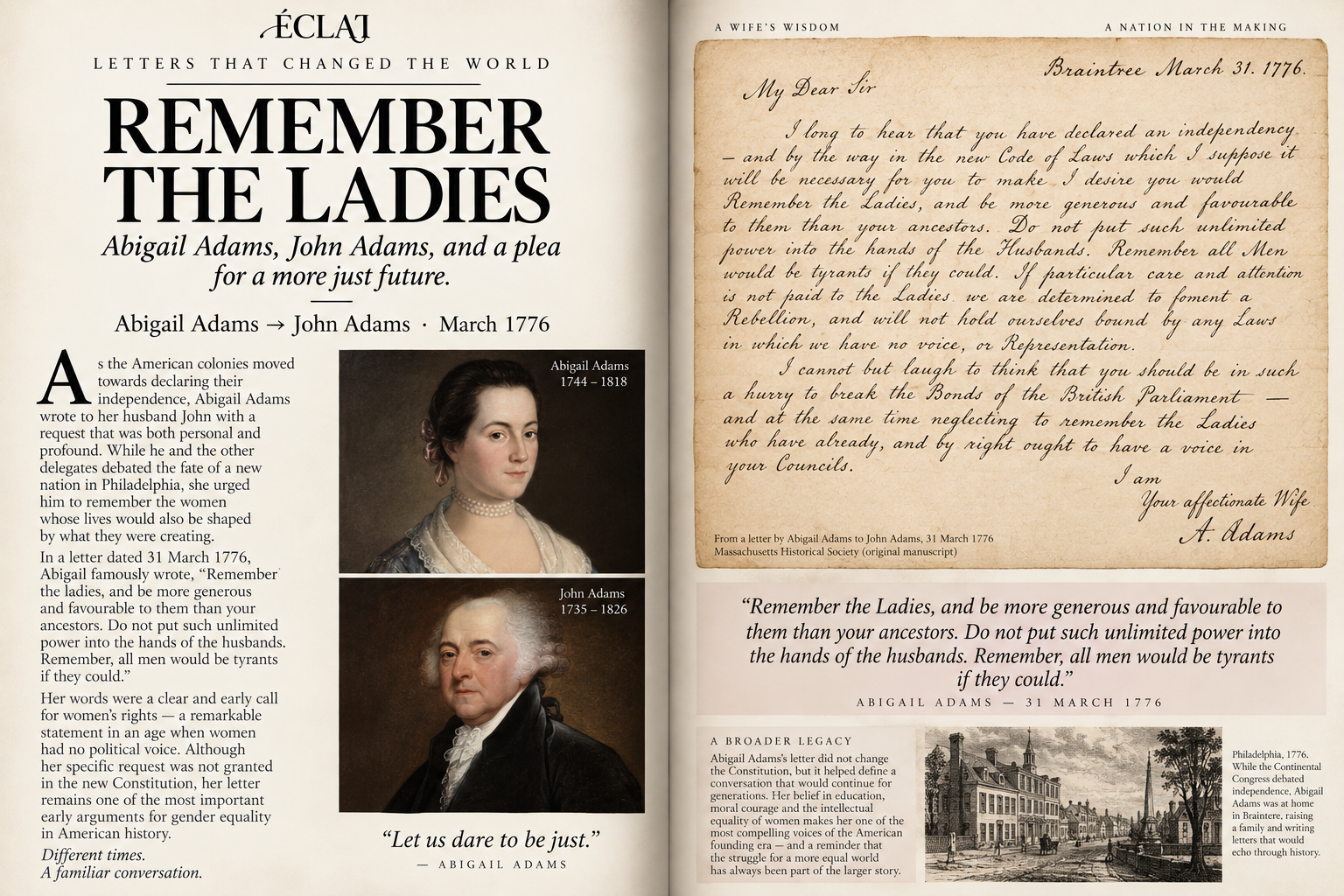 Opening image for Remember the Ladies